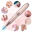 MelodySusie Electric Nail Drill Machine 11 in 1 Kit, Portable Electric Nail File Efile Set for Acrylic Gel Nails, Manicure Pedicure Tool with Nail Drill Bits Sanding Bands Dust Brush, Gold MelodySusie