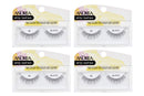 Andrea False Lashes Style 52 - Black 4 pairs Andrea