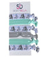 Figure Skating Hair Accessories, Figure Skating Hair Ties, No Crease Ice Skating Hair Elastics Set Infinity Collection