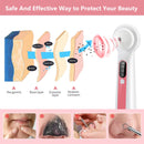 Blackhead Remover Vacuum, Upgraded Visible Facial Pore Cleaner with Magnifier & LED Filling Light, 3 Removable Suction Nozzles & 4 Acne Comedone Pimple Extractor Tools & USB Charging Cable Included Yootte