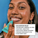 Everyday Humans Multi-Purpose Balm For Face & Body - Mint & Rose | Natural, Non Toxic, Petroleum Free, Mineral Oil Free, Moisturizing, Cruelty Free | 0.4 oz… EVERYDAY HUMANS
