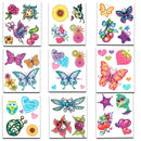 Crenstone Glitter Tattoos ~ 50 Dazzling Designs ~ Hearts, Butterflies, Flowers, and More! Crenstone