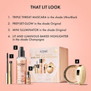 ICONIC LONDON Makeup Set for Natural Glow and Radiant Highlight, Perfect for Stocking Stuffers, Travel-Friendly, Cruelty-Free, Vegan Makeup Infinity Warehouse