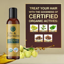 Life & Pursuits Amla Brahmi Hair Oil for Hair Growth - 3.38 Oz Organic & Natural Hair Oil with Coconut, Castor, and Sesame for Healthy & Shiny Hair Life & Pursuits