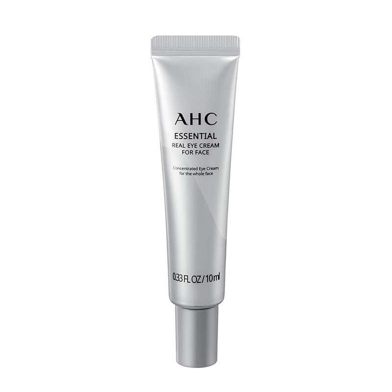 AHC Aesthetic Hydration Cosmetics Facial Moisturizer Essential Eye Cream for Face AntiAging Hydrating Korean Skincare OZ, 0.33 Ounce AHC