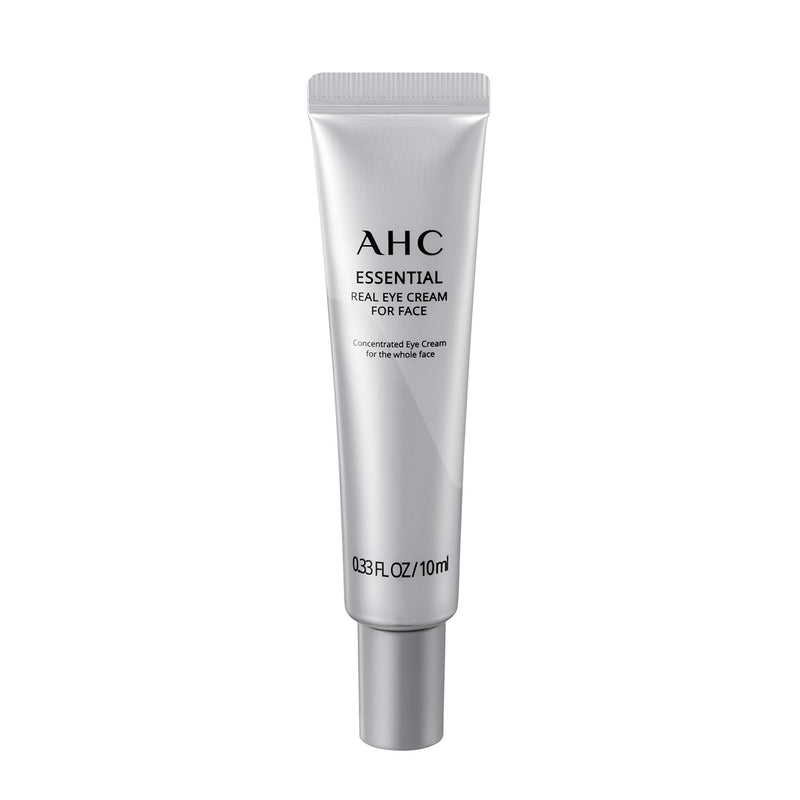 AHC Aesthetic Hydration Cosmetics Facial Moisturizer Essential Eye Cream for Face AntiAging Hydrating Korean Skincare OZ, 0.33 Ounce AHC
