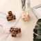 MagicSky 4PCS Hair Claw Clips, Acrylic Hair Banana Barrettes, Celluloid French Butterfly Jaw Clips, Tortoise Shell Grip Pin Teeth Clamp -Leopard print Stylish Hair Accessories for Women Girls Magicsky
