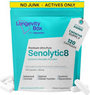 Senolytic Anti-Aging Supplement | Fisetin, Quercetin,NAC, Gamma Tocotrienols | 8-in-1 Cellular Regeneration & Longevity Formula | Boost Energy, Mental Clarity & Healthspan | 120 Vegan Capsules Infinity Warehouse
