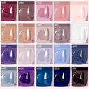 Beetles 20Pcs Gel Nail Polish Kit, with Glossy & Matte Top Coat and Base Coat- Girls Night Collection Popular White Nude Gray Glitters Soak Off Gel Polish Gift for Girls Women beetles Gel Polish