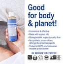 Dr. Bronner’s - Pure-Castile Liquid Soap (Peppermint, 4 ounce) - Made with Organic Oils, 18-in-1 Uses: Face, Body, Hair, Laundry, Pets and Dishes, Concentrated, Vegan, Non-GMO Dr. Bronner's
