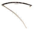 France Luxe Chicago Tige Boule Barrette - Nacro Black France Luxe