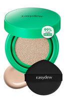 Easydew Mela B Toning Ampoule Cushion - 2-in-1 Korean Skin Care & Face Beauty Makeup - Age-Defying Full Coverage Cushion Foundation with Niacinamide & Hyaluron-Vital C 0.45 oz (