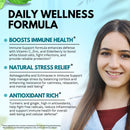 Elderberry Immune Support Supplement 8-in-1 Formula with Echinacea, Vitamin C & Zinc, Vitamin D 5000 IU, Turmeric, Ginger, Ashwagandha – 60 Capsules Infinity Warehouse