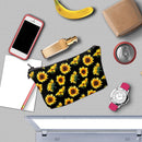 Cosmetic Bag for Women,Deanfun Sunflower Flowers Waterproof Makeup Bags Roomy Toiletry Pouch Travel Accessories Gifts 52355 Deanfun