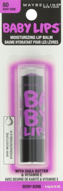 Maybelline New York Baby Lips Balm Electro, Berry Bomb, 0.15 Ounce Maybelline New York