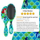 Wet Brush Disney Original Detangler Hair Brush - Ariel - Comb for Women, Men and Kids - Wet or Dry – Removes Knots and Tangles - Natural, Straight, Thick and Curly Hair – Pain-Free Wet Brush