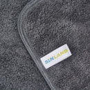 Sinland Microfiber Face Cloths for Bath Reusable Makeup Remover Cloth Ultra Soft and Absorbent Washcloths for Baby 12Inch x 12Inch (12pack, Grey) SINLAND