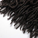 Nu Faux Locs Crochet Hair 18 Inch Soft Locs Crochet Braids Curly Wavy Goddess Locs Pre-loop Crochet Braids 100% Natural African Roots Synthetic Fiber Faux Locs (18inch(1 pack), 4