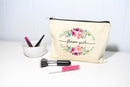 Flower Girl Makeup Bag, Flower Girl Gift, Bridal Party Favor, Cosmetic Pouch, Wedding Party Gift, Gift from Bride Moonwake Designs