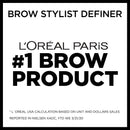 L'Oreal Paris Makeup Brow Stylist Definer Waterproof Eyebrow Pencil, Ultra-Fine Mechanical Pencil, Draws Tiny Brow Hairs and Fills in Sparse Areas and Gaps, Dark Brunette, 0.11 Ounce (Pack of 2) L'Oreal Paris