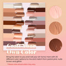 Beetles 20Pcs Gel Nail Polish Kit, Soak Off Nail Gel Polish Set Nude Glitter Pastel Pink Gel Nail Kit Peach Brown Natural Skin Tone Nail Art with Glossy & Matte Top Base Coat Gift for Women beetles Gel Polish