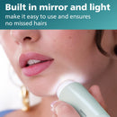 Philips Beauty Series 5000 Electric Shaver and Personal Groomer for Women, Cordless & Compact, Hypoallergenic Head, Gentle & Quick Hair Removal Easy Touch Ups, Mint Green, BRR474/00 Infinity Warehouse