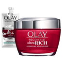 Olay Regenerist Ultra Rich Moisturizer, 1.7 Oz + Whip Moisturizer, Travel Size Olay