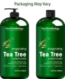 New York Biology Tea Tree Conditioner – Deep Cleanser – Relief for Dandruff and Dry Itchy Scalp – Therapeutic Grade - Helps Promote Hair Growth – 16.9 fl Oz NEW YORK BIOLOGY THE ULTIMATE COSMECEUTICALS