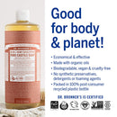 Dr. Bronner’s - Pure-Castile Liquid Soap (Eucalyptus, 32 ounce) - Made with Organic Oils, 18-in-1 Uses: Face, Body, Hair, Laundry, Pets & Dishes, Concentrated, Vegan, Non-GMO Dr. Bronner's