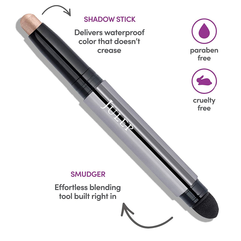 Julep Eyeshadow 101 Crème to Powder Waterproof Eyeshadow Stick, Smoky Amethyst Julep Store