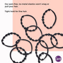 Goody Forever Ouchless Elastic Thin Hair Tie - 10 Count, Black - Medium Hair to Thick Hair - Hair Accessories for Women and Girls GOODY Store