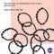 Goody Forever Ouchless Elastic Thin Hair Tie - 10 Count, Black - Medium Hair to Thick Hair - Hair Accessories for Women and Girls GOODY Store