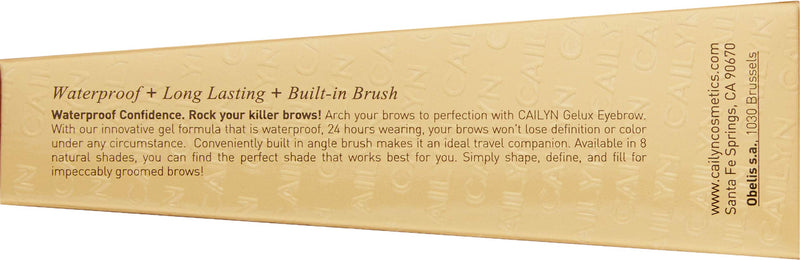 Cailyn Cosmetics Gelux Eyebrow, Espresso CAILYN