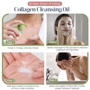 Collagen Oil Cleanser for Face – Makeup Remover Cleansing Oil for Waterproof Makeup –Deep Pore Facial Cleanser for Blackheads & Clogged Pores –Korean Oil Cleanser for Double Cleansing (200ml) Infinity Warehouse