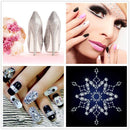 AD Beads 1440 Pieces Mixed Size No Hotfix Glue on Quality Glass Flatback Rhinestones Round Crystal Gems ( 33 Paradise Shine ) AD Beads