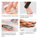 Pumice Stone Foot File - Wooden Pedicure Feet Scrubber with Handle for Callus, Dry, and Dead Skin Removal - Heel Scraper for Feet, Hands, and Body Exfoliation - Perfect Foot Filer for Use in Shower Pumice Valley