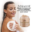 Brown Sugar Scrub, Organic Exfoliating Face & Body Scrub, Revitalizing Sugar Scrubs for Women, Gentle Exfoliating Formula with Shea Butter, Vitamin E and Arnica Extract, 10 oz White Naturals