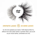 GOO GOO 3D Mink Eyelashes, Daily Type 13mm to 18mm 5 Styles Fake Eyelashes Multipack Real Siberian Mink Fur False Eyelashes Natural Look Hand Made Reusable Eyelashes for Women GOO GOO