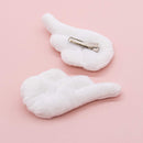 AUEAR, Lovely Plush Angel Wings Hair Clip for Girls Cosplay Costume Party Hair Barrettes Decoration Accessories (1 Pair) AUEAR