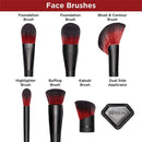 Revlon Kabuki Brush, Face Makeup Brush for Loose and Pressed Powder, Vegan and Coated REVLON