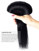 ROSEBUD Clip in Hair Extensions REMY Human Hair 8Pcs 18 Clips 70g/Set 20 Inch Rose bud