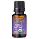 Desert Essence Essential Oil - Lavender Tea Tree Oil - 0.6 Fl Ounce - Relaxing Aromatherapy - Soothes and Calms Skin - Freshens Laundry - House Cleanser - Relaxing - Vegan - USDA Certified Desert Essence