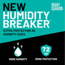 Right Guard Humidity Breaker Antiperspirant & Deodorant for Men, Cold Front Scent, 2.5oz (4 Pack) Invisible Solid, 2x Sweat Protection, 72HR Odor Control, Humidity Activated Infinity Warehouse