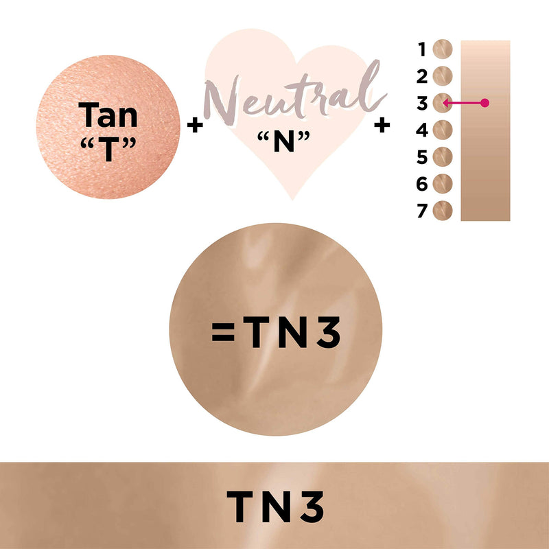 PÜR 4-in-1 Love Your Selfie Longwear Foundation & Concealer, Tn3, 1.2 Fl Oz PÜR MINERALS