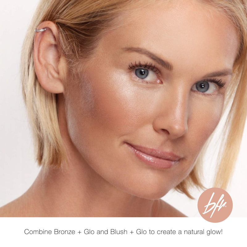 Beauty For Real Blush + Glo, In the Pink + Get Lit - Blush + Highlighter Stick - Cream-to-Powder Mineral Formula - Provides All Day Wear - Organic, Vegan - 0.32 oz Beauty For Real