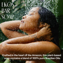 natura - Ekos Ucuuba, Castanha, Andiroba, Maracujá Bar Soap Set (4 Pack) - 1 Exfoliating Bar, 3 Other Bars - Vegetable Oils - Vegan Skin Care - Brazilian Beauty Secrets - Self Care - 3.5oz (100g) Infinity Warehouse