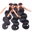ALLRUN Body Wave 3 Bundles with Lace Closure Brazilian Human Hair Bundles With Closure Body Wave Unprocessed Virgin Hair Natural Color(16 18 20+14 Closure) ALLRUN Store