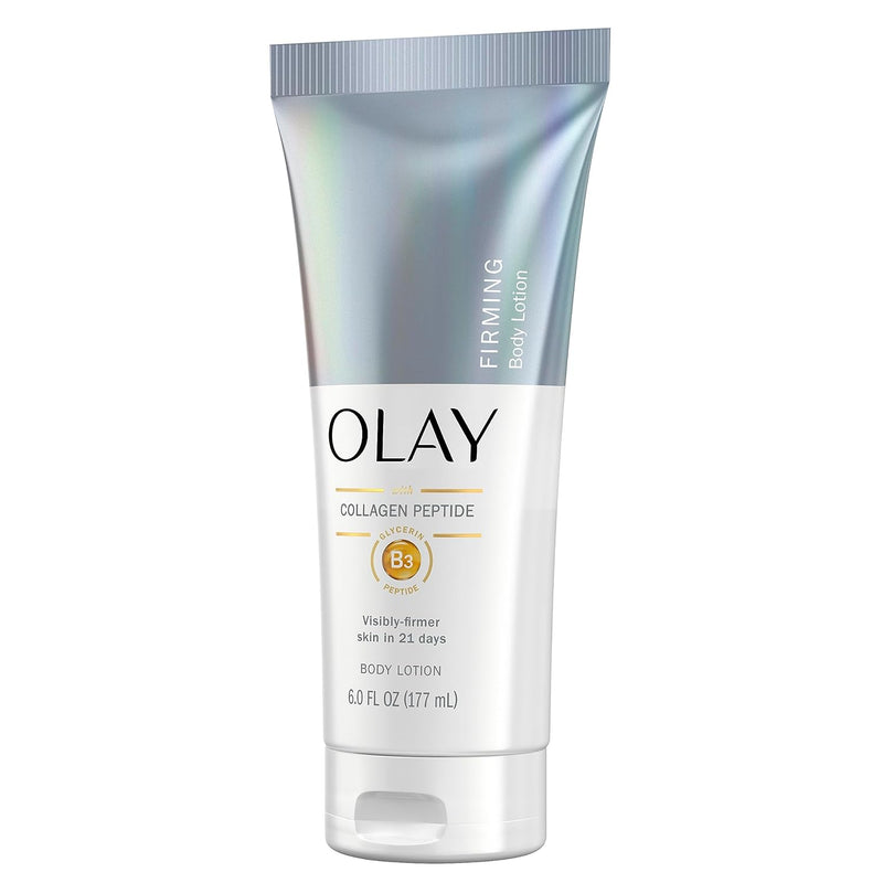 Olay Firming & Hydrating Hand and Body Lotion with Collagen, 6 fl oz Tube (Pack of 3) - Infinity Warehouse