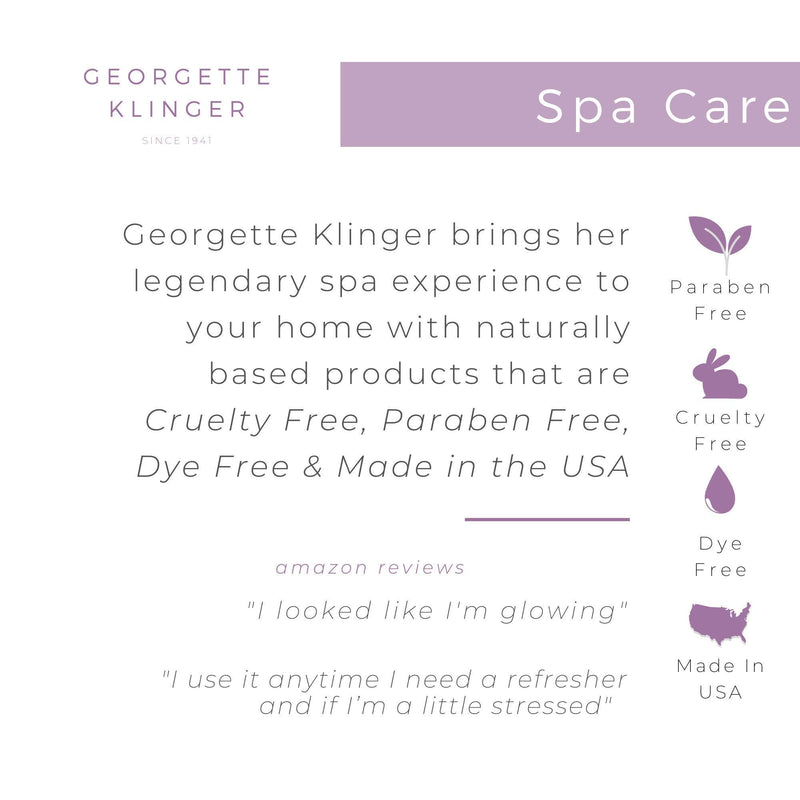 Makeup Remover & Facial Setting Spray Set by Georgette Klinger Skincare - Lavender Face Mist & 3X Makeup Remover Georgette Klinger