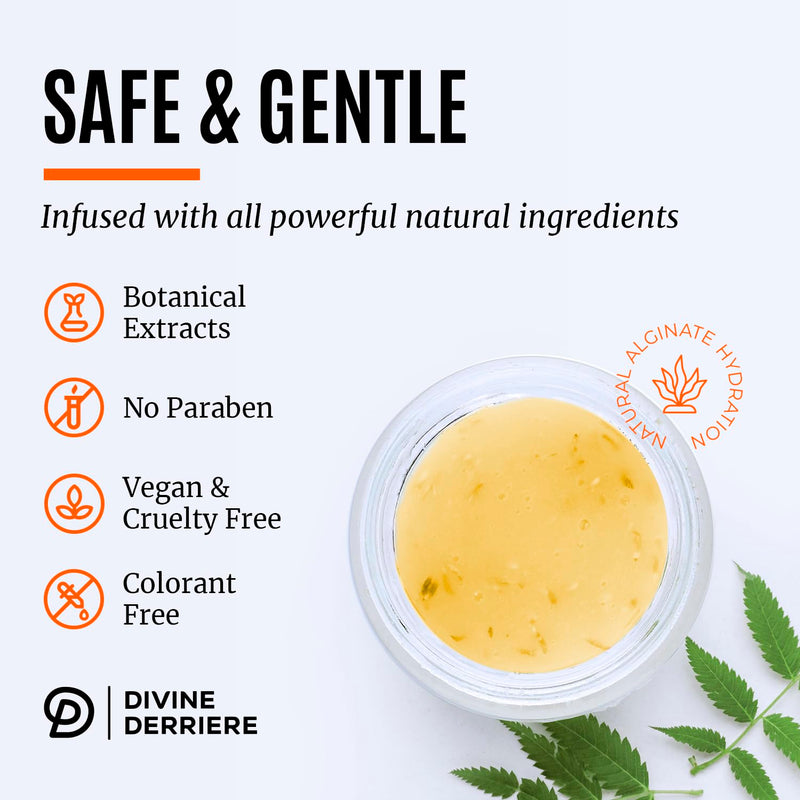 Divine Derriere Vajacial Hydrogel Mask - Premium Modeling Mask with Turmeric & Vitamin C - Deeply Purifying & Super Hydrating Facial and Vajacial Mask, Peel-Off Mask, Hydro jelly Mask Powder Kit Infinity Warehouse